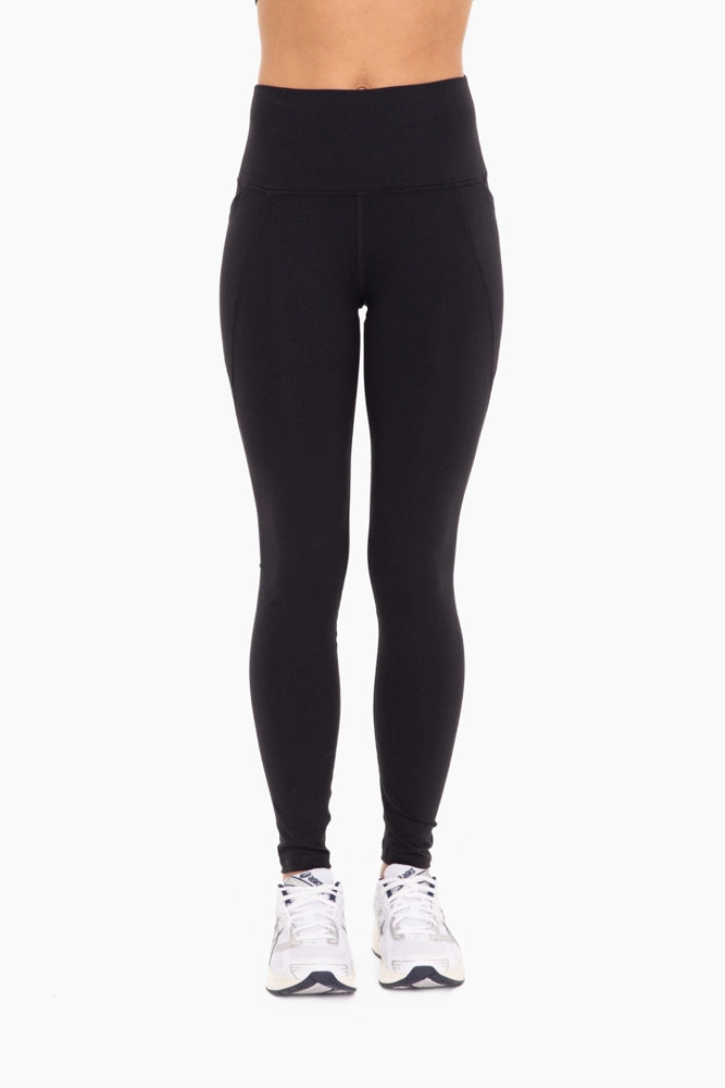 Tapered Band Essential High Waist Legging