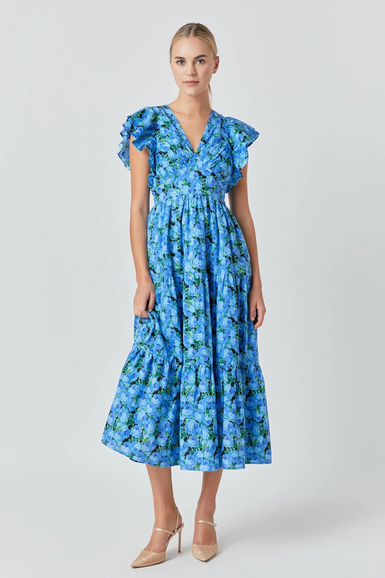 Open Back Maxi Dress