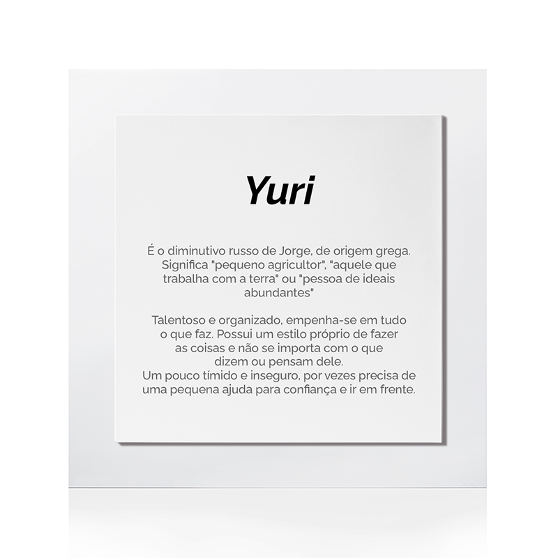 yuri name meaning