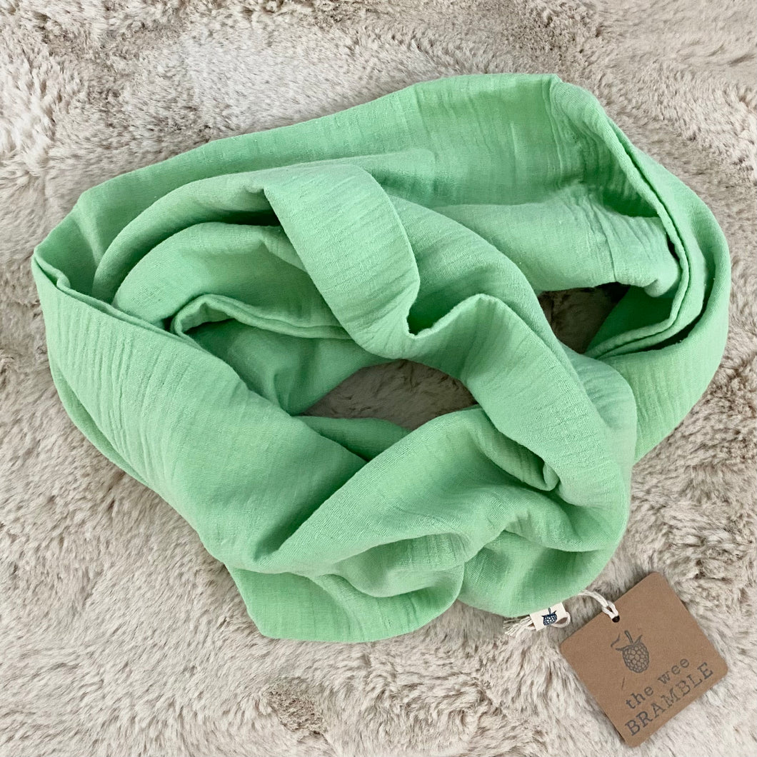 infinity scarf mint green