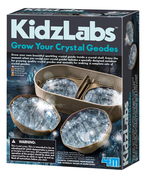 4M Kidzlabs Grow Your Crystal Geodes Kit-Stem Toys, Science - Park Street Books & Toys - 4m Crystal Growing Experiment Kit