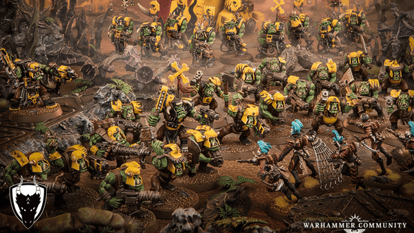 Army of orcs heading into battle