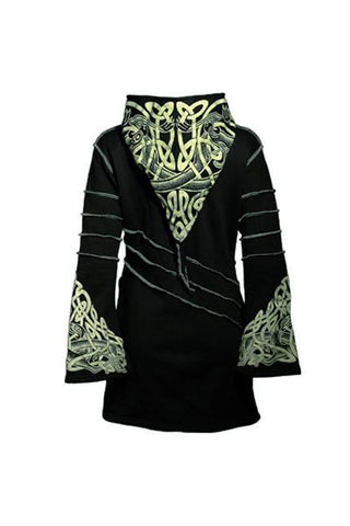 Glow in the dark tribal women jacket