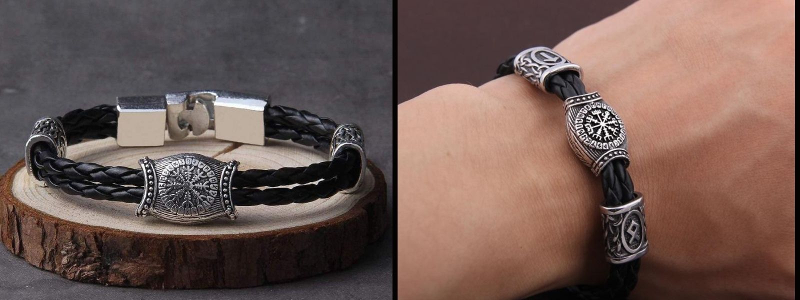 BRACELET BOUSSOLE RUNIQUE VEGVISIR