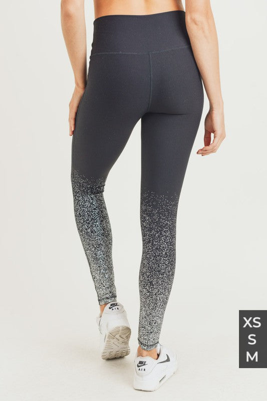 metallic yoga pants
