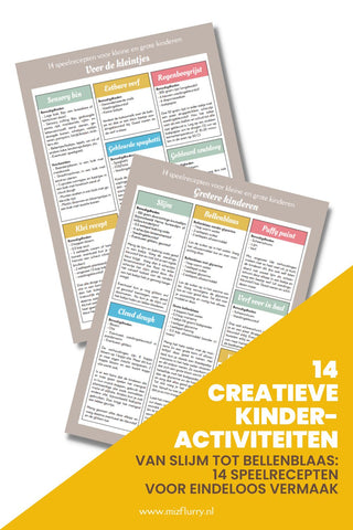 14 creatieve kinderactiviteiten