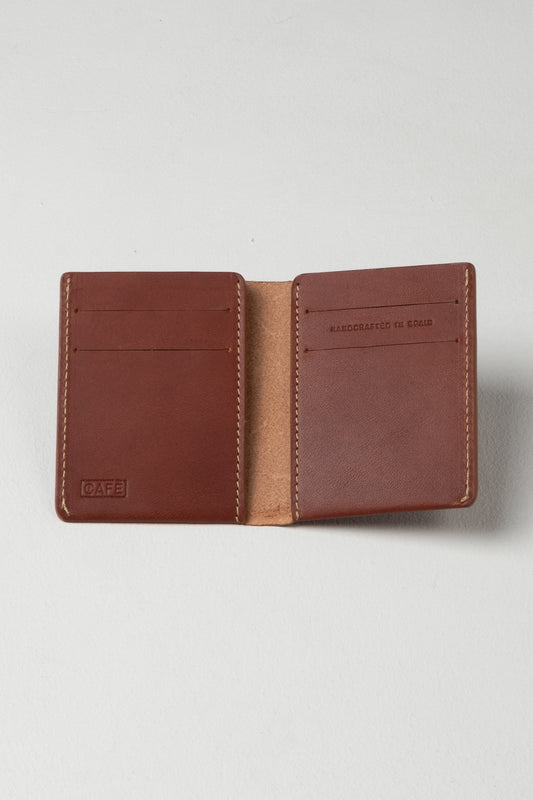 Osaka Zip Wallet Black Coffee, Handcrafted in Spain