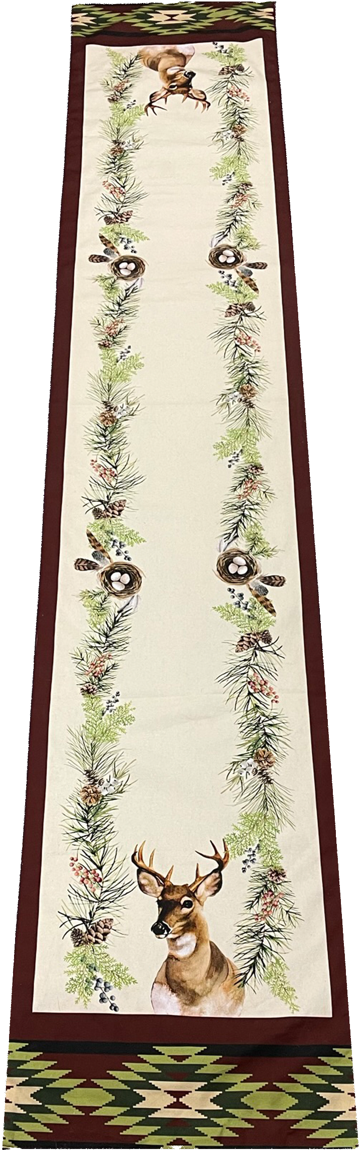 Woodland Lodge Cloth Table Runner 13" x 72"
