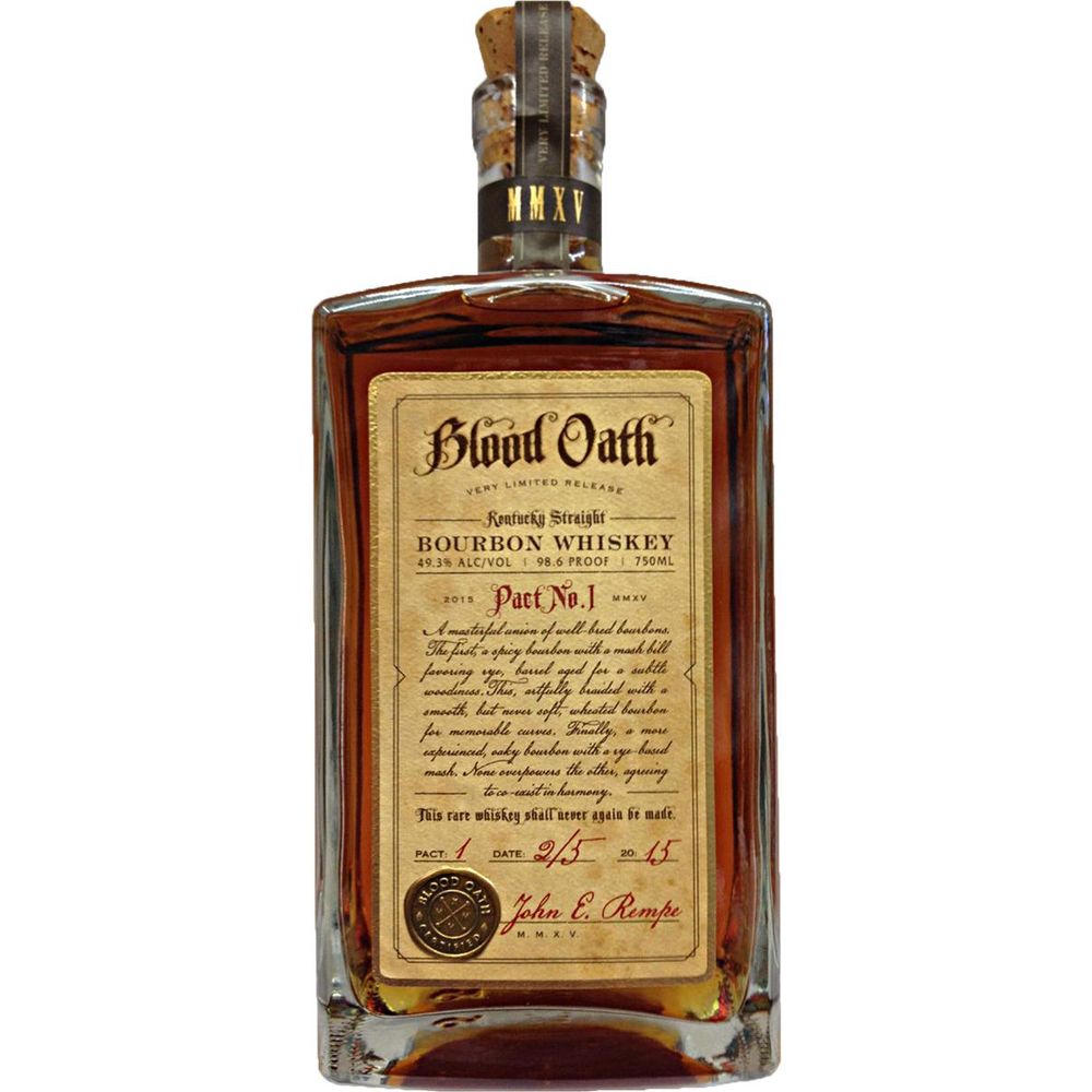 Blood Oath Bourbon Pact No. 1 - Bourbon Central
