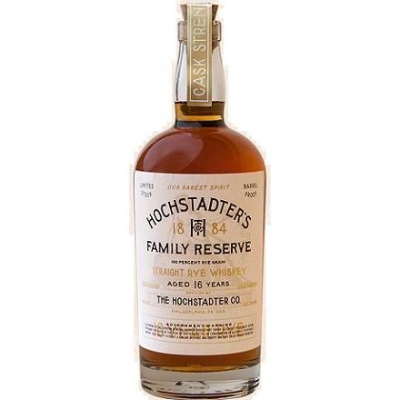 Hochstadter's Rye Whiskey 16 Year Family Reserve