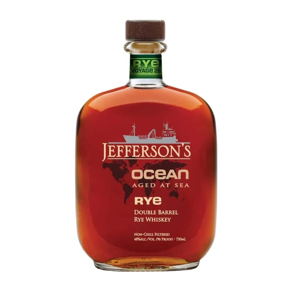 Jefferson's Ocean Aged At Sea Voyage 26 Double Barrel Rye Whiskey