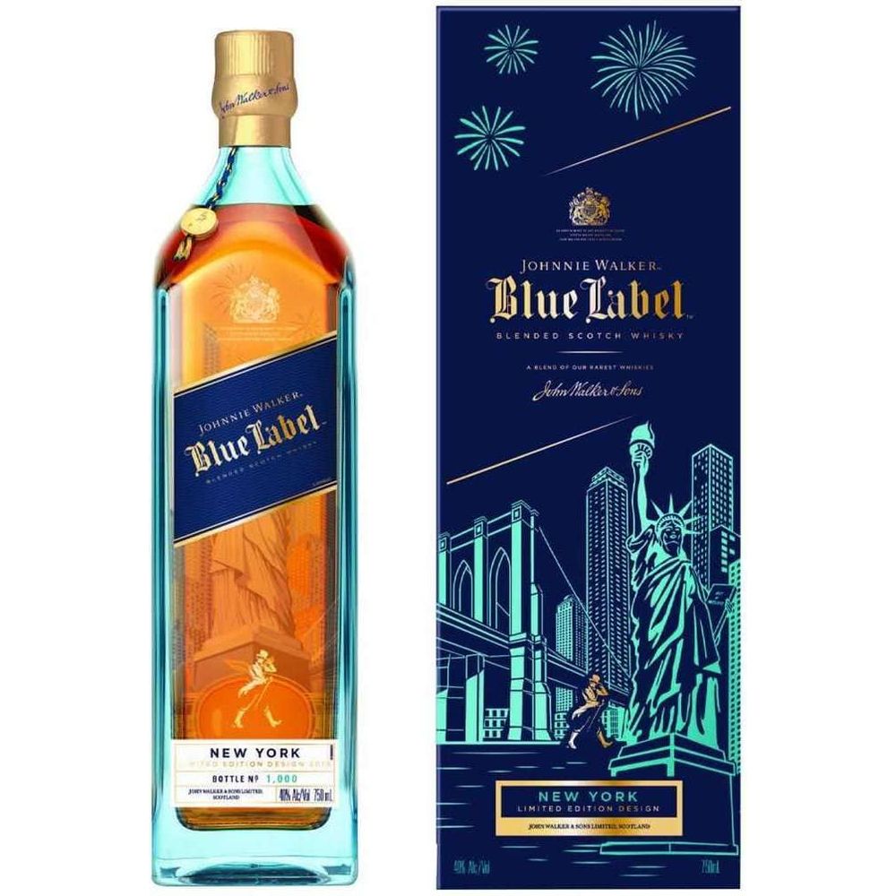 Johnnie Walker Scotch Blue Label New York Limited Edition