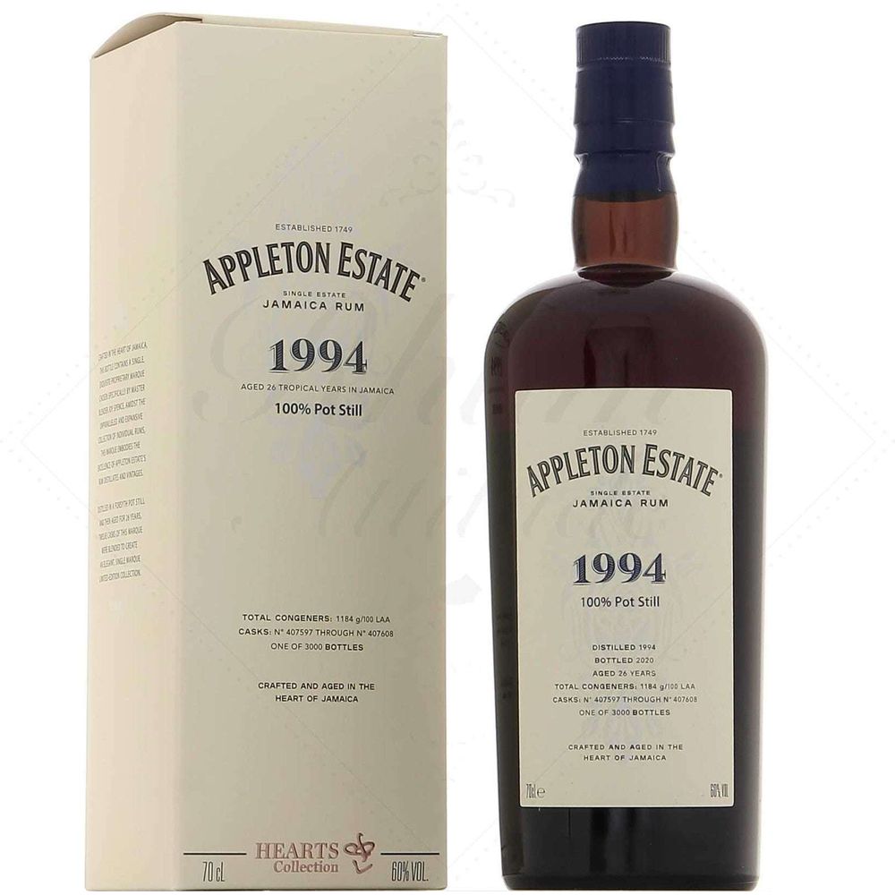 Appleton Estate 1994 Hearts Collection Jamaican Rum