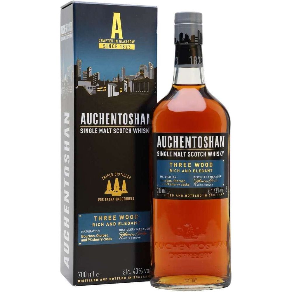 Auchentoshan Three Wood Single Malt Scotch Whisky