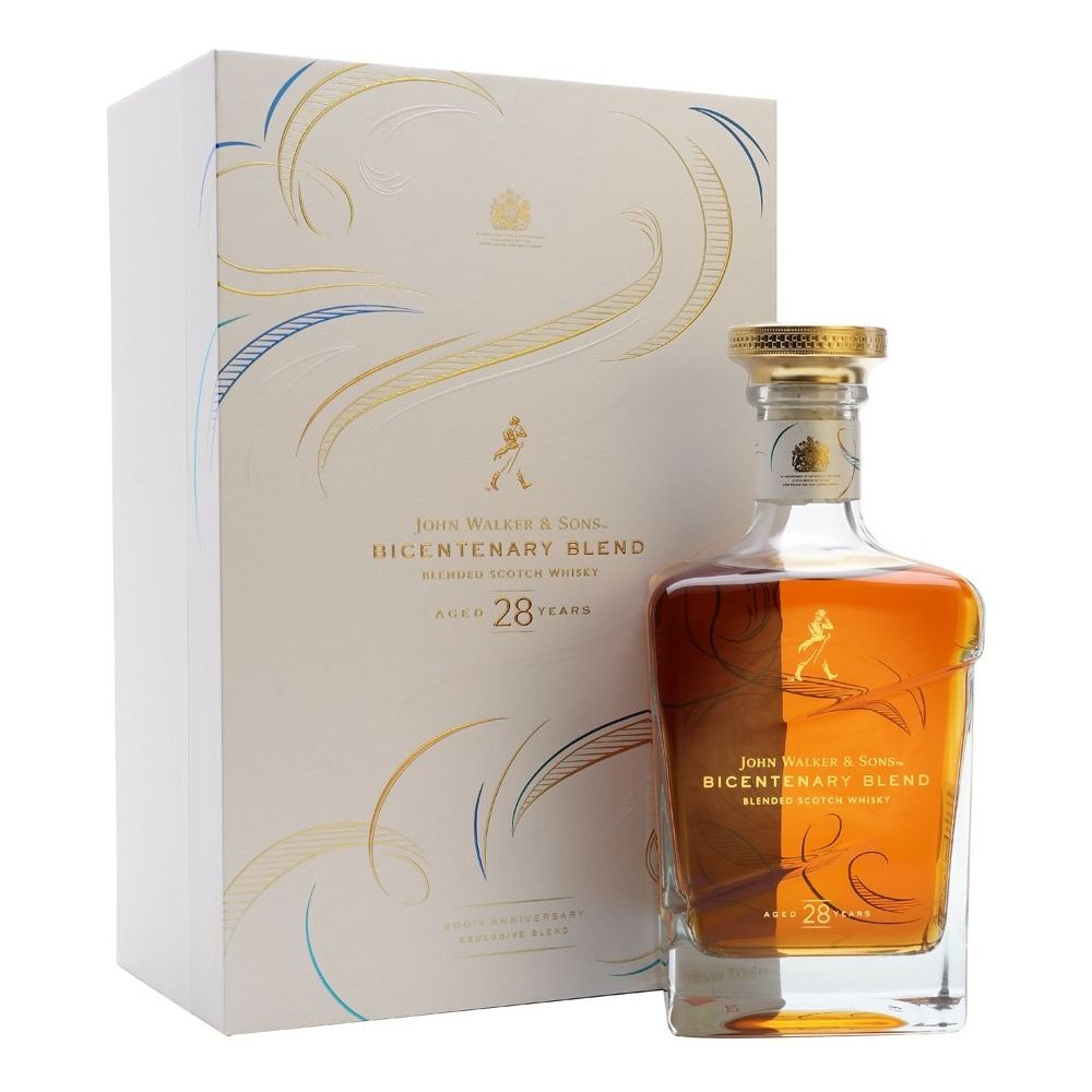 Johnnie Walker & Sons Bicentenary Blend 28 Year Old Scotch Whiskey