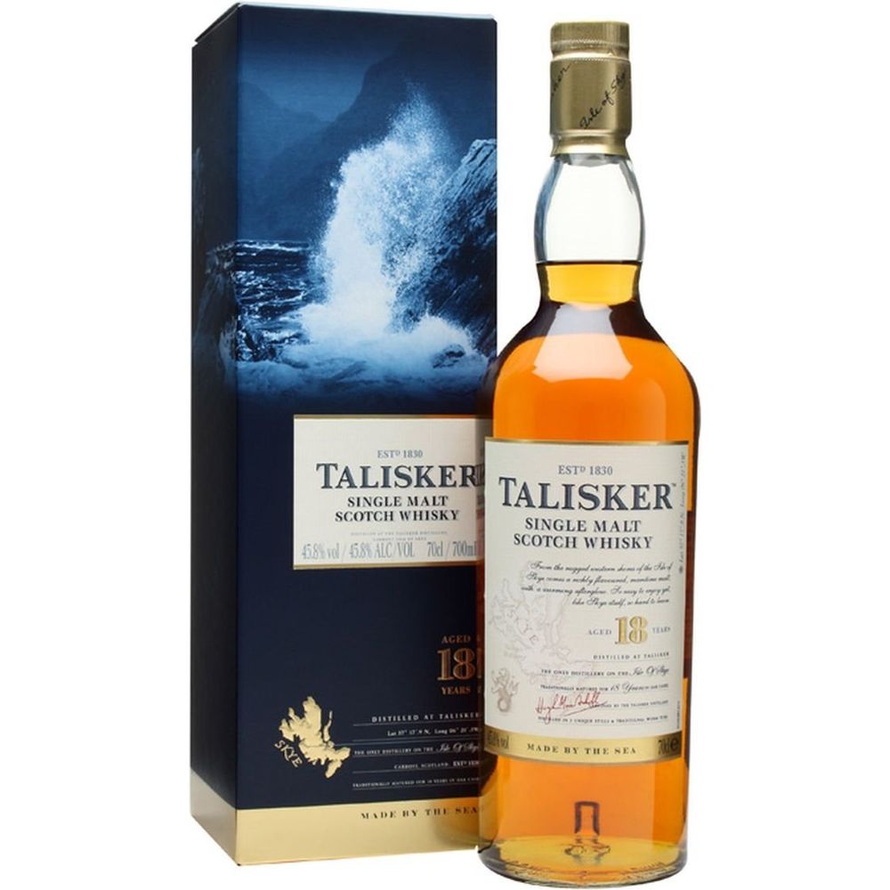 Talisker Scotch Single Malt 18 Year