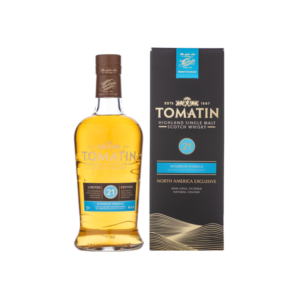 Tomatin 21 Year Single Malt Scotch Whisky