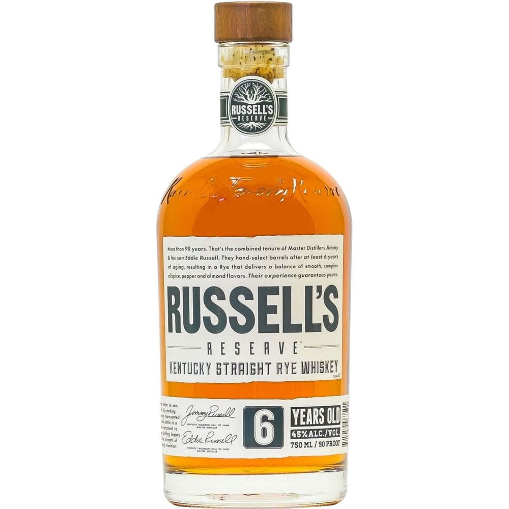 Wild Turkey Russell's Reserve 6 Year Old Small Batch Kentucky Straight Rye Whiskey