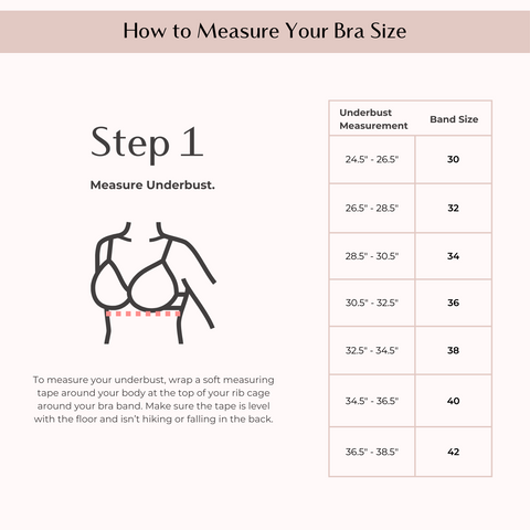 T-Shirt Bra Size Chart – Simple Wishes