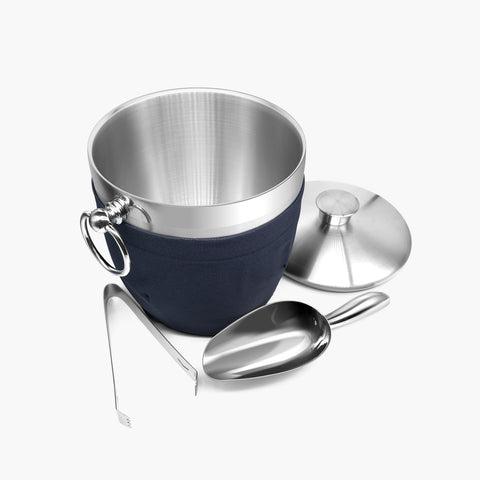 https://fortune-candy.com/collections/ice-bucket/products/fortune-candy-insulated-ice-bucket-double-walled-stainless-steel-ice-bucket-with-ice-tongs-scoop-lid-and-exclusive-handmade-nylon-holder-2-8-l-silver-navy-blue