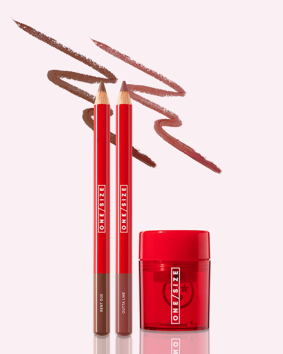 Iconic Lip Duo Value Set (Free Sharpener!) - Rent Due and Outta Line