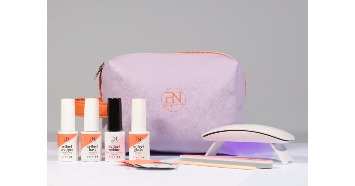travel size gel nail set on the go