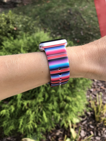 Silicone Ripple Apple Watch Strap