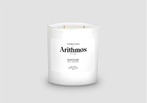 THEMATIKOS X ARITHMOS Collaboration aromatherapy candle made in Melbourne