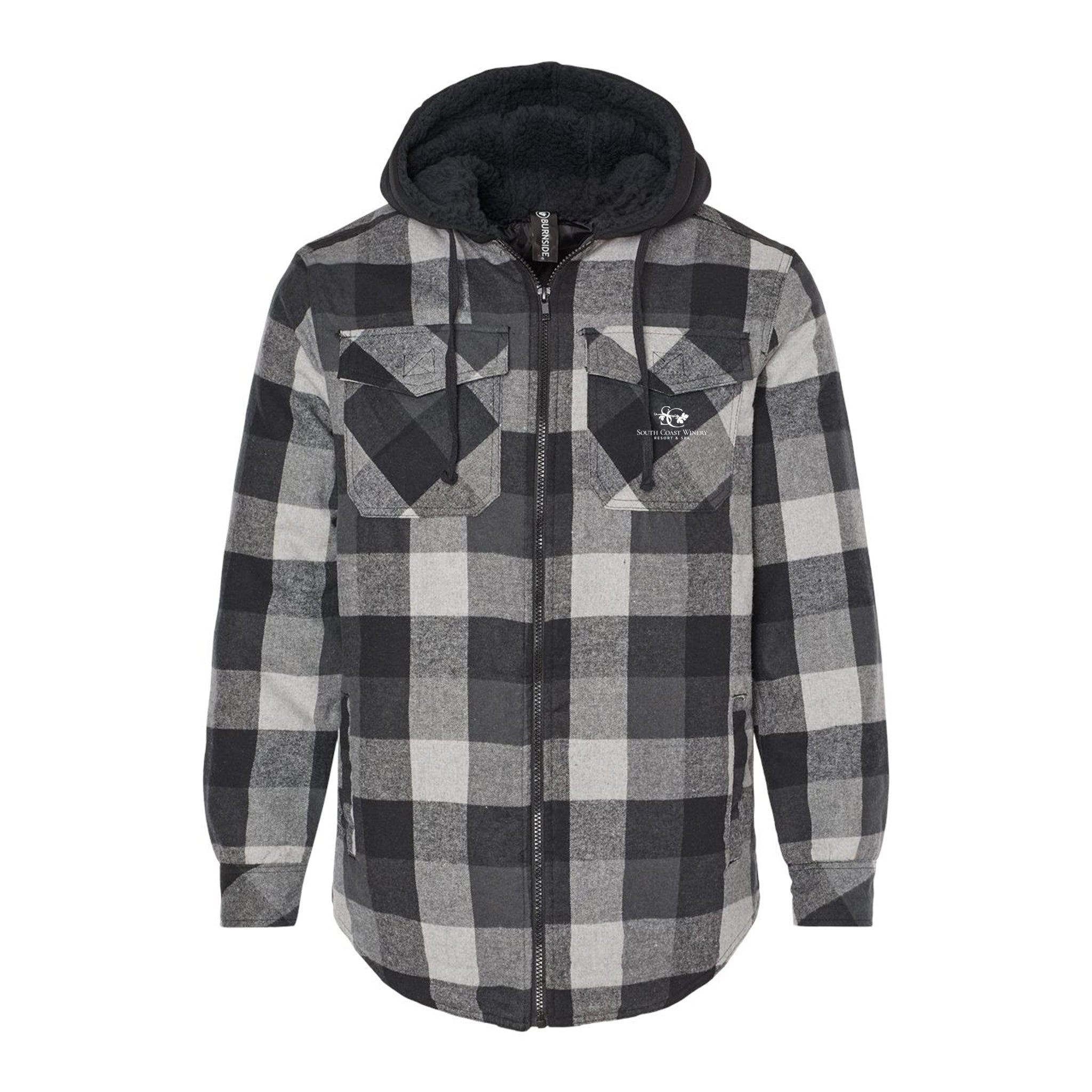 SCW Burnside - Quilted Flannel Hooded Jacket 8620