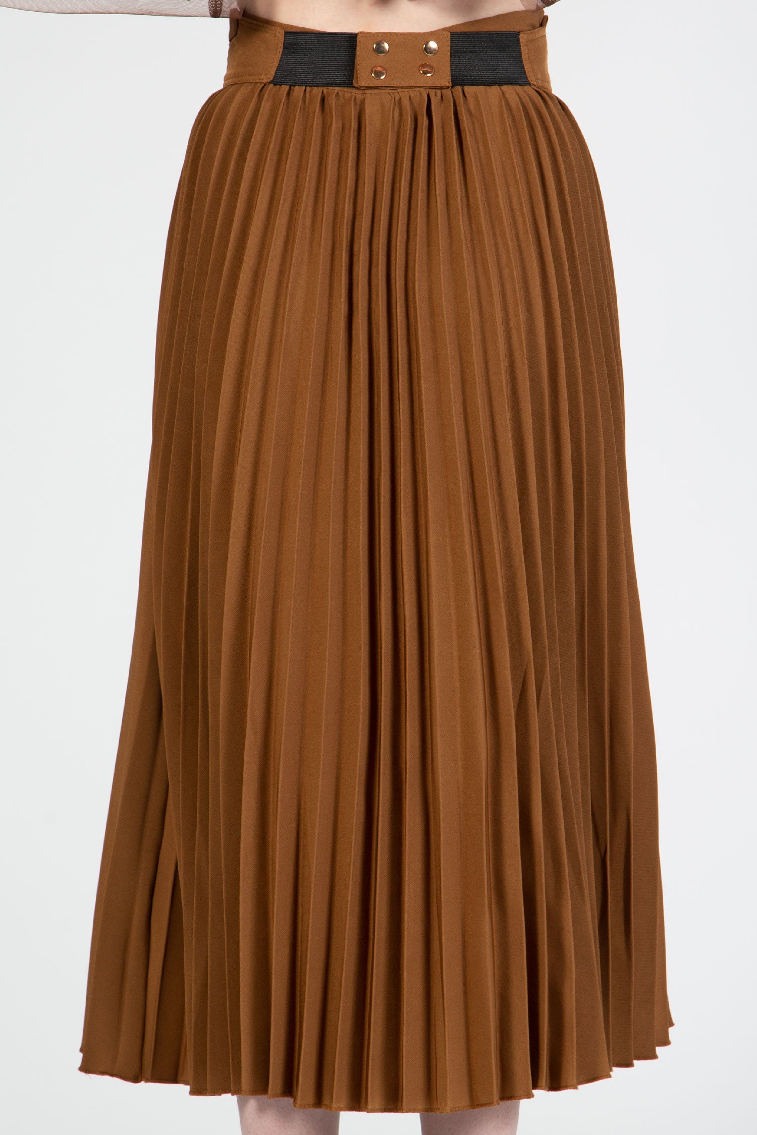 Pleated Midi Skirt | Shop Beulah Style