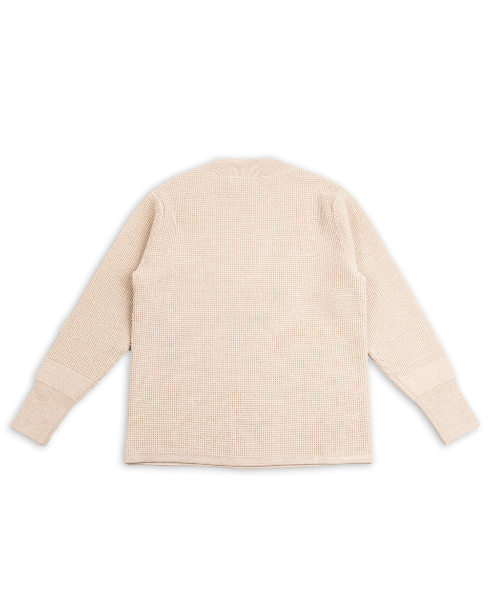 Organic Cotton Stretch Thermal Waffle Knit - MMMint