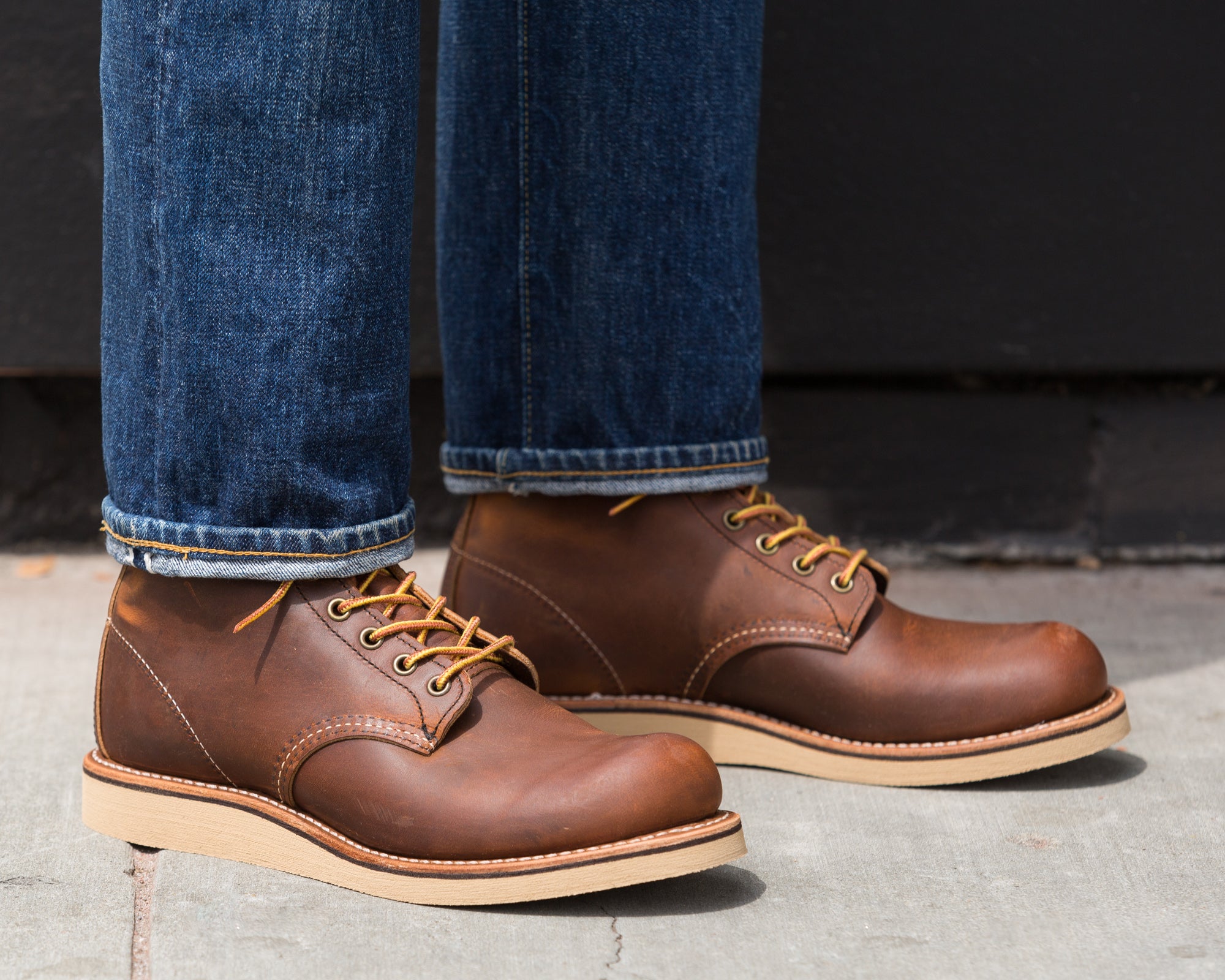red wing rover copper rough and tough
