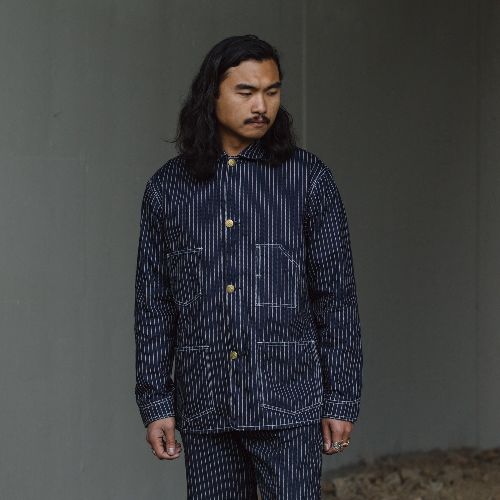 RRL INDIGO WABARH COVERALLS L (早い者勝ち‼️)参考コーディネート