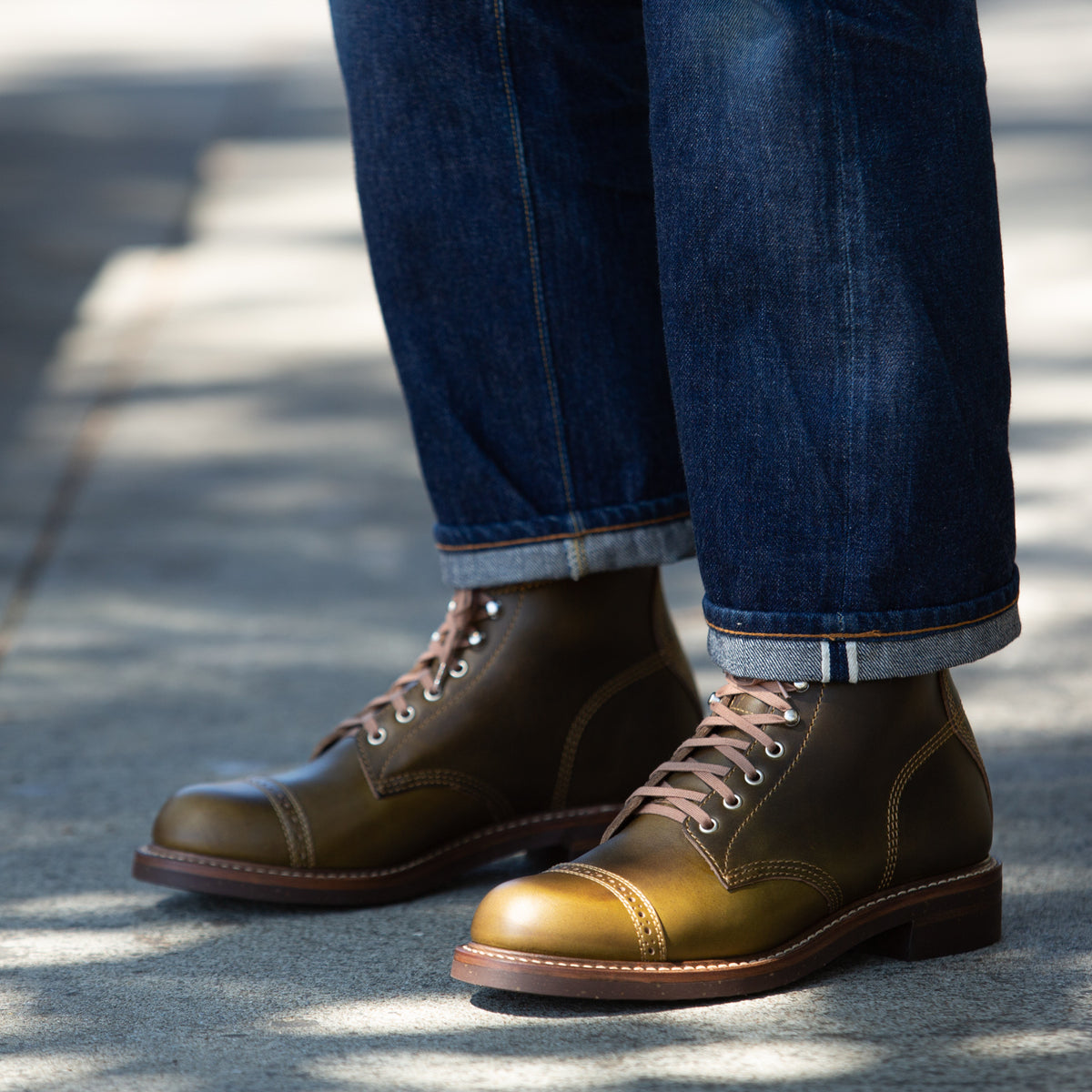 John Lofgren Combat Boots - Olive CXL - Standard & Strange