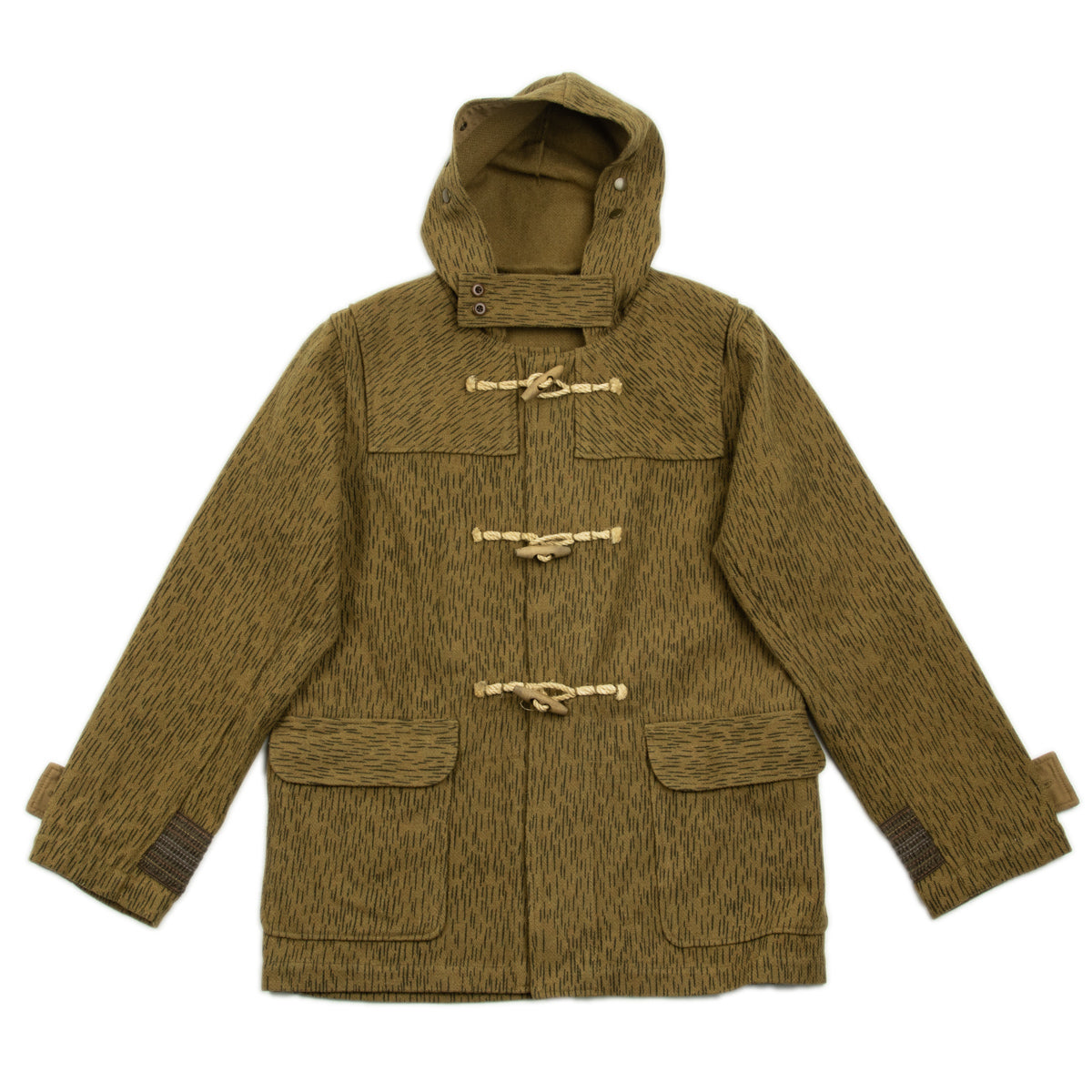 EK Kapital - Rain Camo Wool Duffle Coat - Size 3