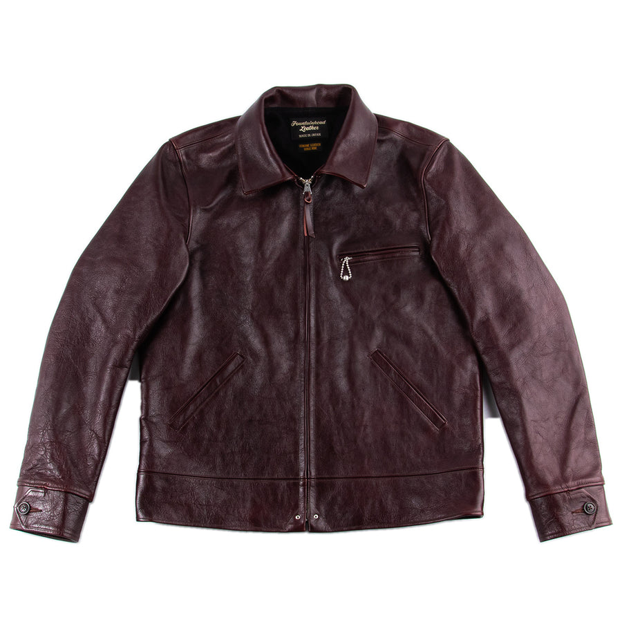 Eastman Leather Clothing Windward Jacket - Black Horsehide - Standard ...