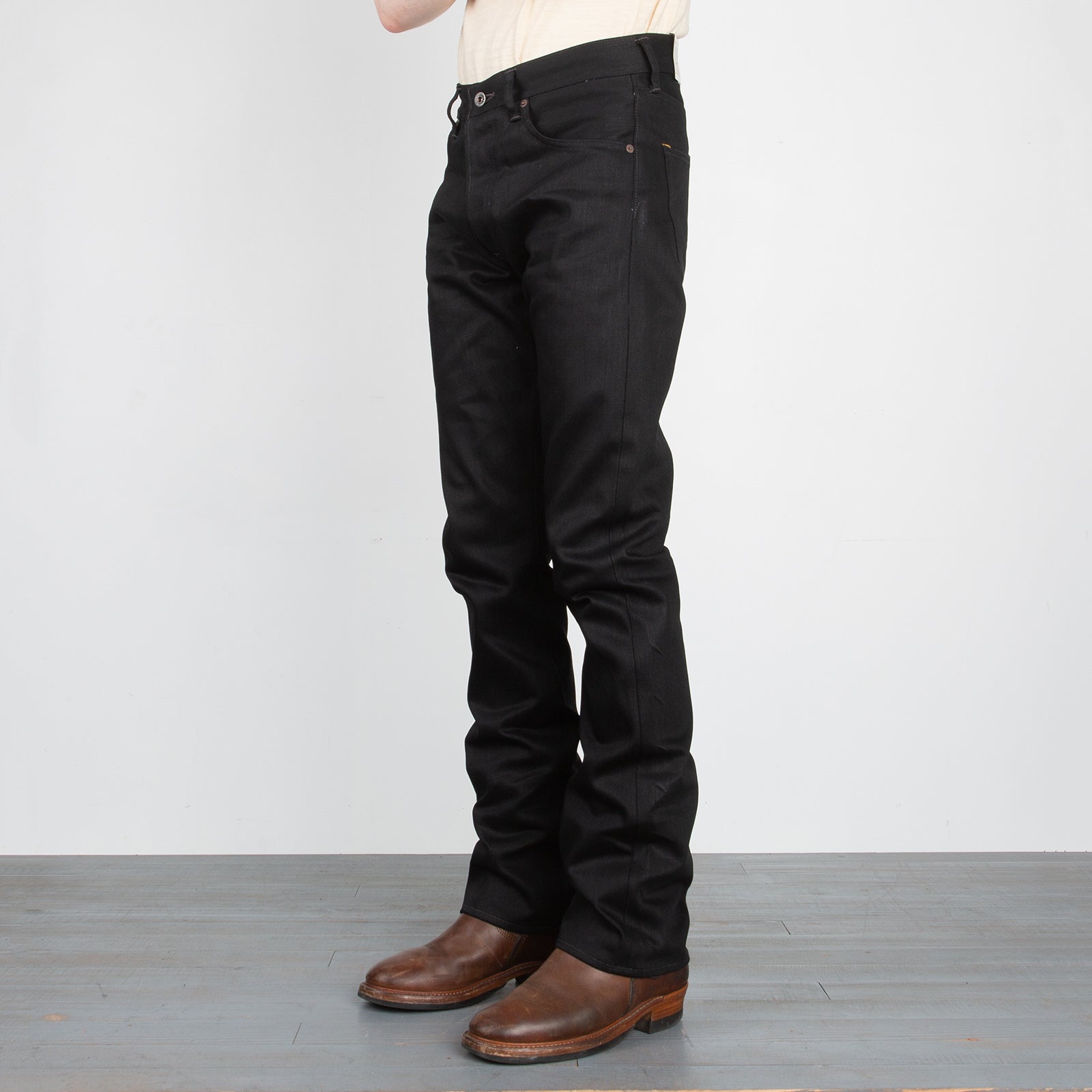 selvedge bootcut jeans