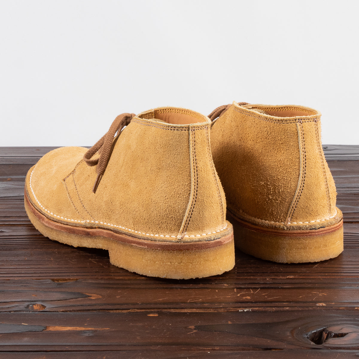 sand suede desert boots