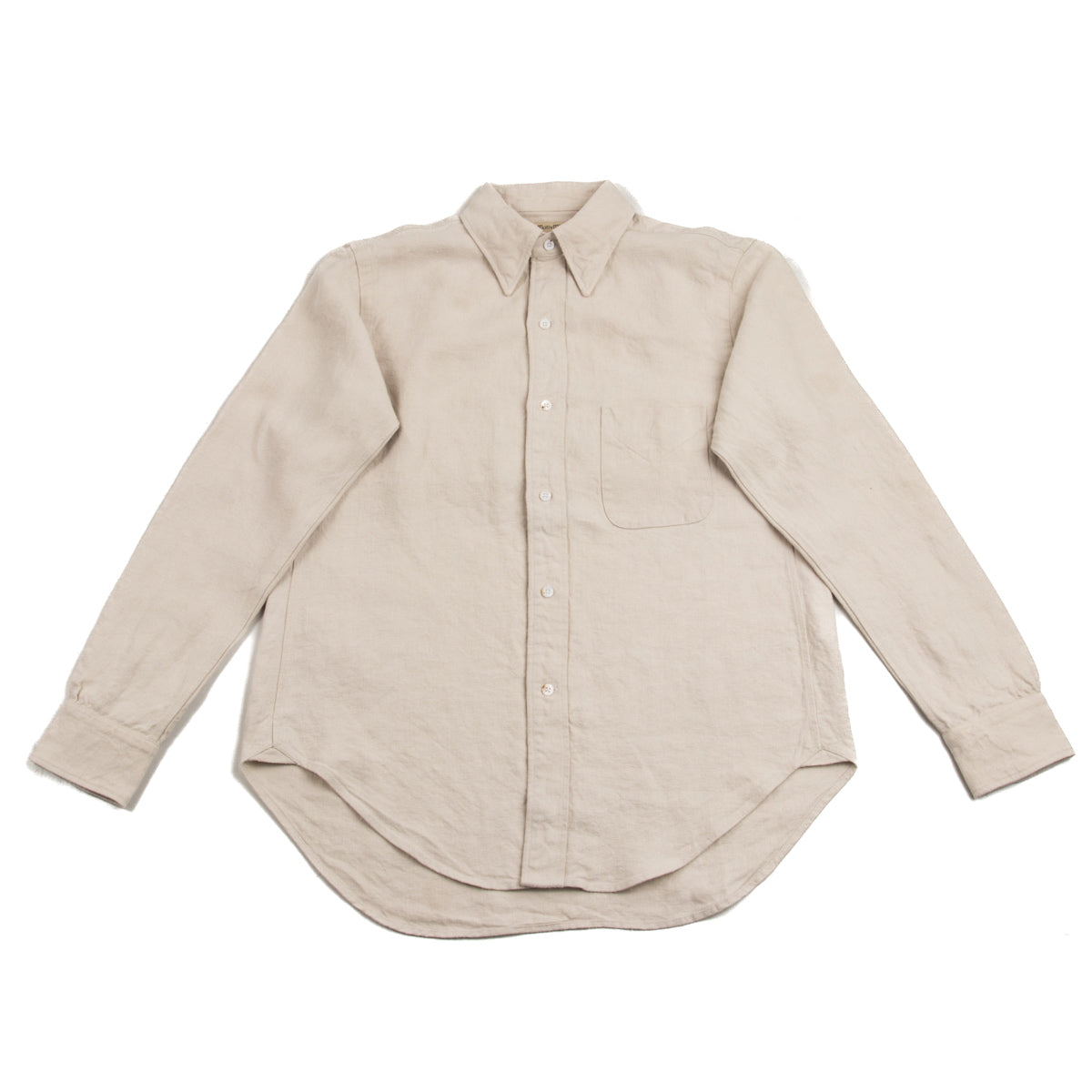 MotivMfg Authentic Fit BD Shirt - Natural Japanese Cotton Flannel