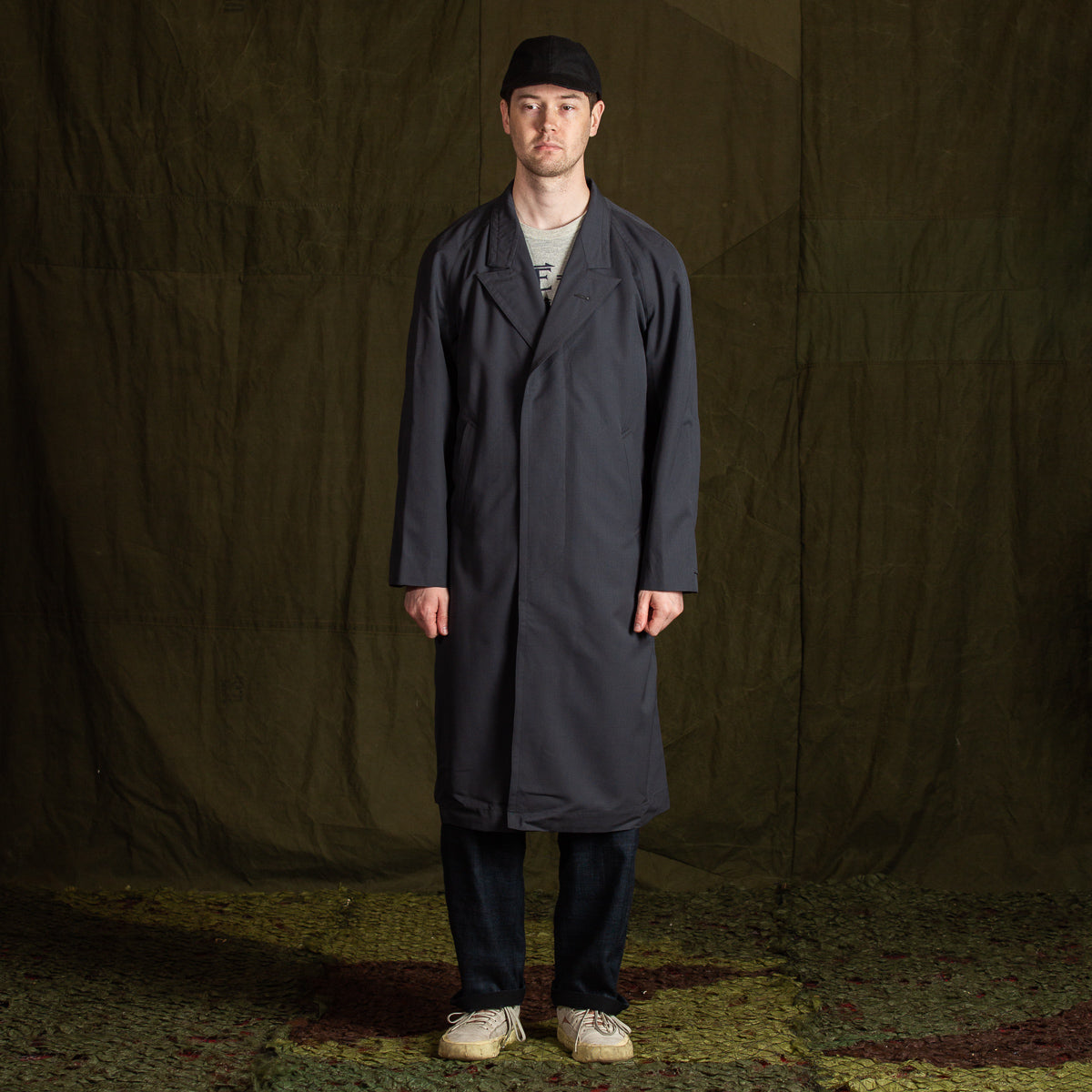 MotivMfg Opera Raglan Coat - Optim Technology Wool/Steel