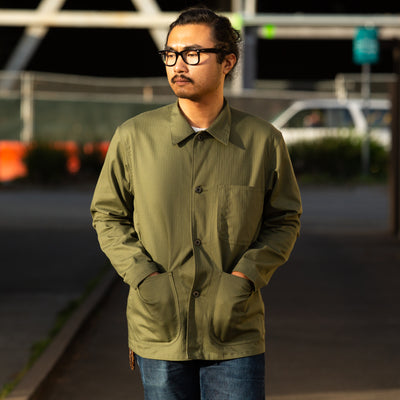 The Real McCoy's N-3 Utility Jacket - Olive - Standard & Strange