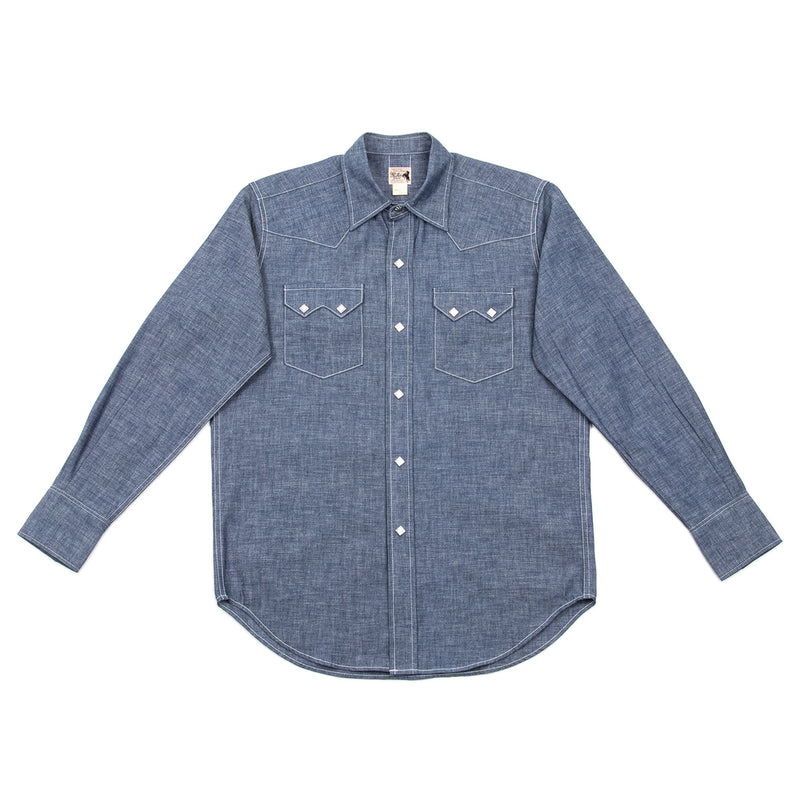 The Real McCoy's U.S.N. Chambray Shirt - Standard & Strange