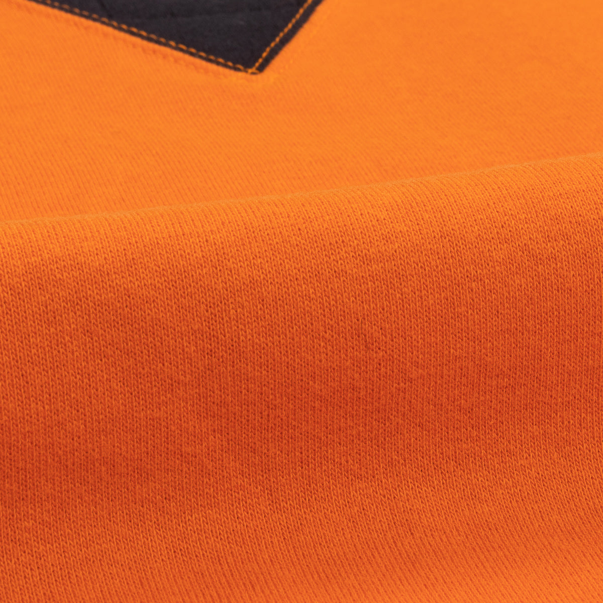 Loopwheel Crewneck Sweatshirt - Two-Tone Orange/Black