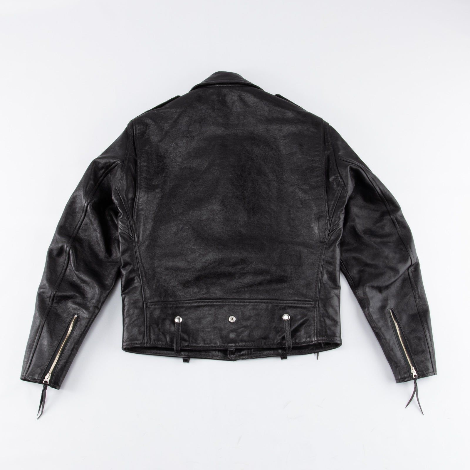 Eastman Leather Clothing Roadstar Jacket - Black Horsehide - Standard ...