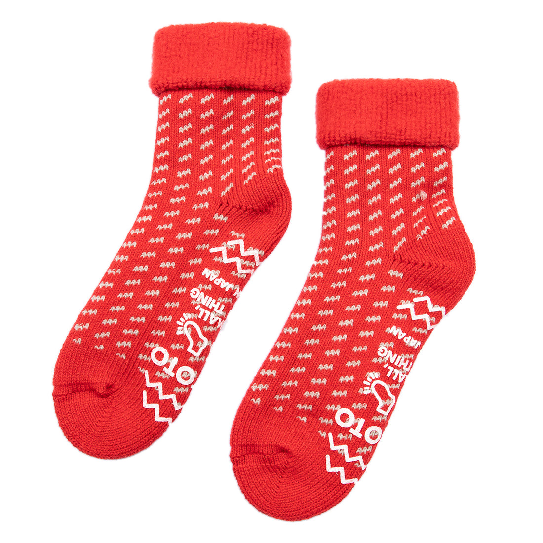 Comfy Room Socks Nordic – Red - Uncle Otis