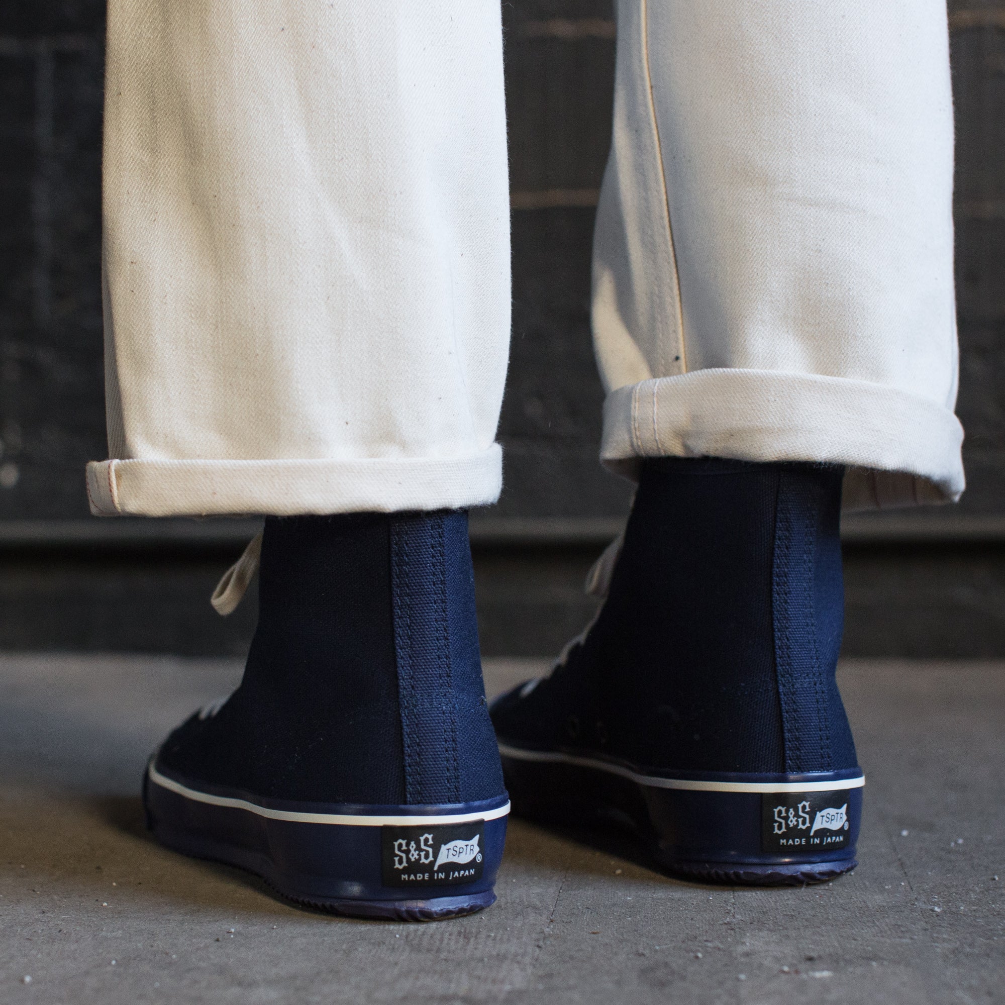 S&S x TSPTR High Top Sneakers - Navy