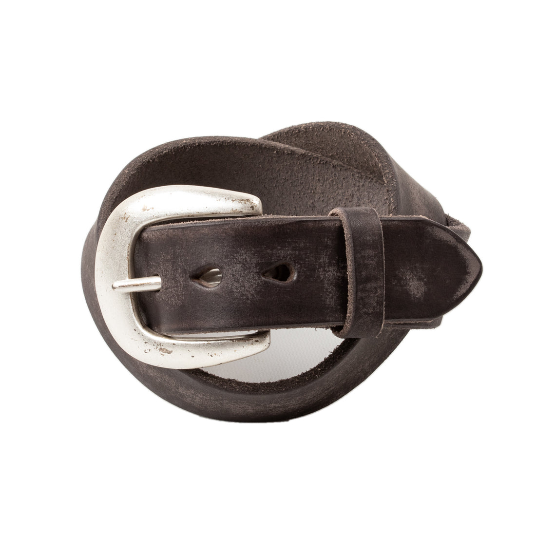 No. 5 Black Garrison Leather Belt - Nordic EDC