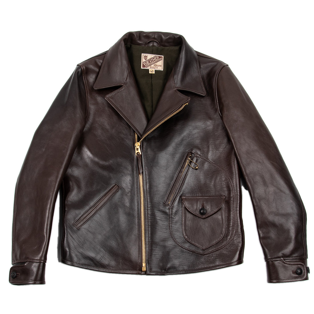 XTIROYAL Dubois Fur Convertible Leather Jacket (Black) at