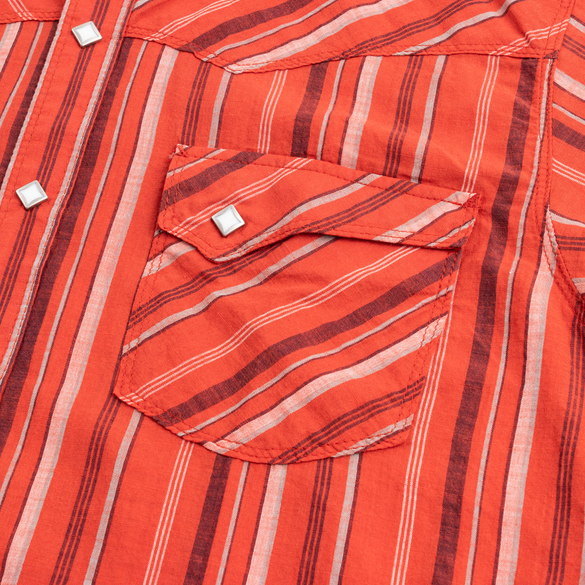 上２個ボタンなしの為】 RRL CALICO STRIPE SHIRT humans.com.co