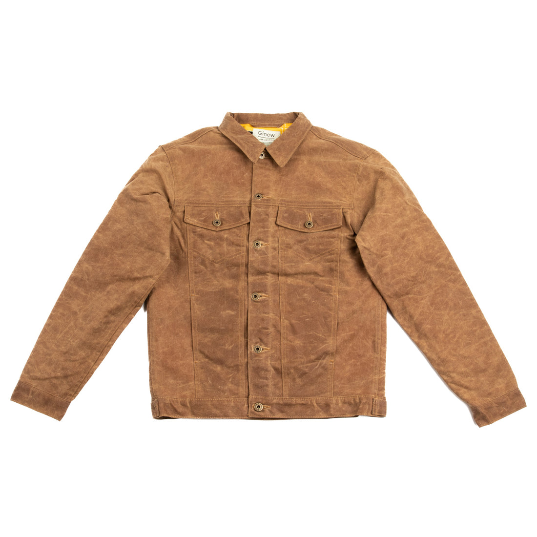 Buckaroo Waxed Canvas Trucker Jacket - Tobacco